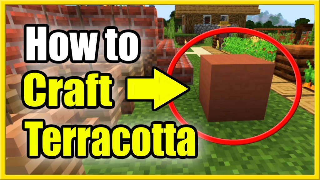 Crafting Terracotta in Minecraft